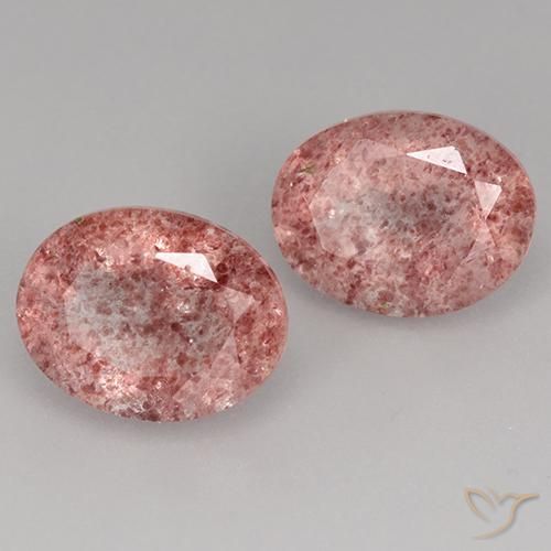 Shop natural 3.62ct Rose moyen-léger Quartz fraise gems, ovale, from Brésil at GemSelect. In stock, global shipping!