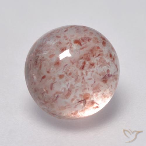 Quartz fraise Rose moyen naturelle Tour, 3.06 ct, Transparent