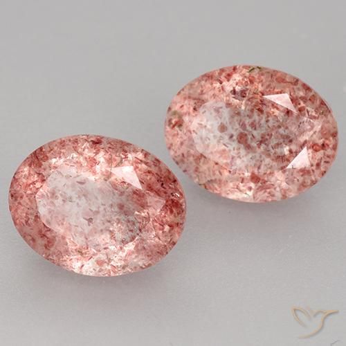 Shop natural 3.50ct Rose léger Quartz fraise gems, ovale, from Brésil at GemSelect. In stock, global shipping!