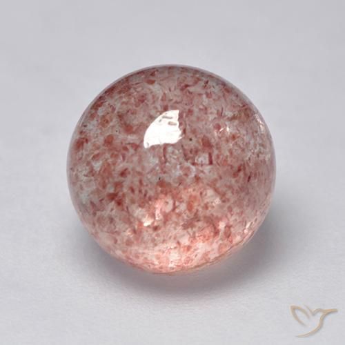 Quartz fraise Rose terreux naturelle Tour, 4.14 ct, Translucide