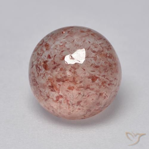 Quartz fraise Rose terreux naturelle Tour, 2.69 ct, Translucide
