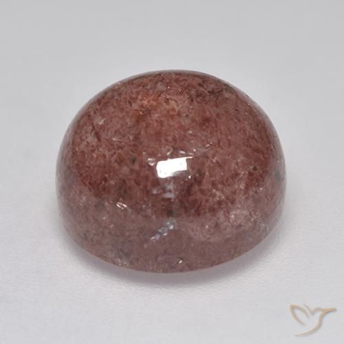 Quartz fraise Rose bourgogne naturelle Tour, 6.97 ct, Translucide