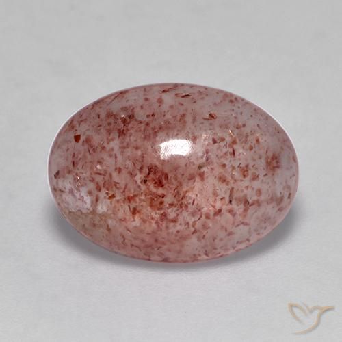 4.55ct Naturel Rose Quartz Fraise, ovale, Translucide
