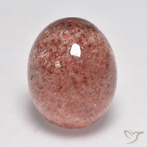5.97ct Naturel Rose vif Quartz fraise, ovale, Translucide