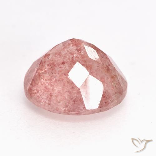 Quartz Fraise Rose léger naturelle Tour, 3.59 ct, Translucide