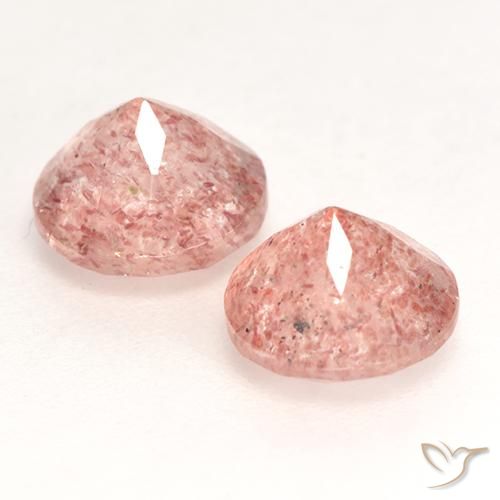 Shop natural 2.37ct Rose moyen-léger Quartz fraise gems, Tour, from Russie at GemSelect. In stock, global shipping!