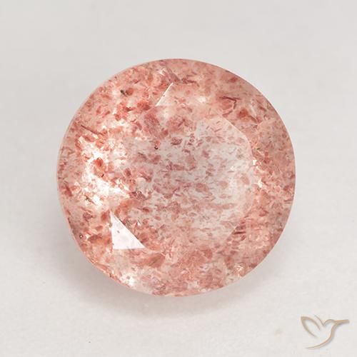 Quartz Fraise Rose moyen naturelle Tour, 3.60 ct, Translucide