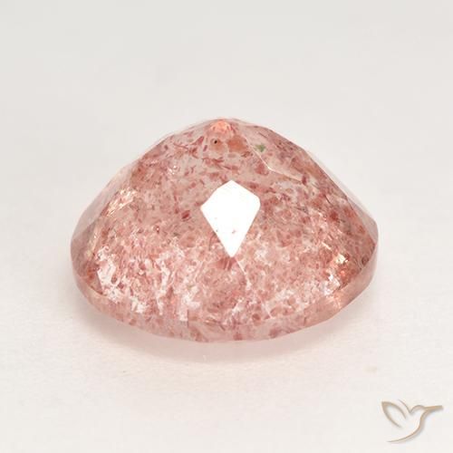 Quartz Fraise Rose moyen naturelle Tour, 3.60 ct, Translucide