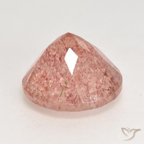 Quartz fraise Rose moyen naturelle Tour, 3.61 ct, Translucide