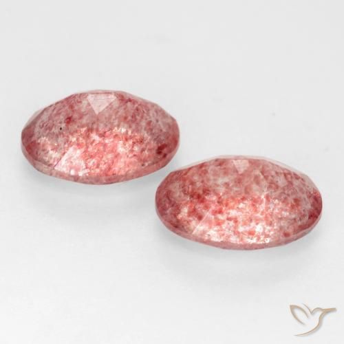 Shop natural 2.32ct Ton rose rougeâtre Quartz fraise gems, ovale, from Russie at GemSelect. In stock, global shipping!