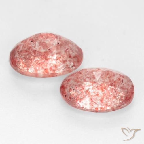Achetez naturel 2.29ct Rose moyen Quartz fraise gems, Coupe ovale, En provenance Russie chez GemSelect. En stock, livraison internationale!