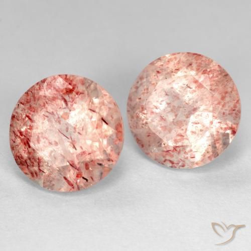 Shop natural 5.33ct Rose clair Quartz fraise gems, Tour, from Russie at GemSelect. In stock, global shipping!