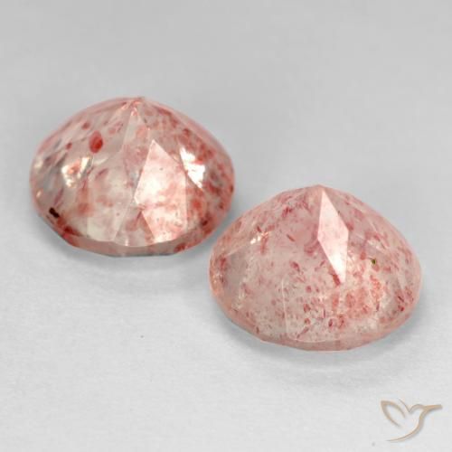 Shop natural 5.33ct Rose clair Quartz fraise gems, Tour, from Russie at GemSelect. In stock, global shipping!