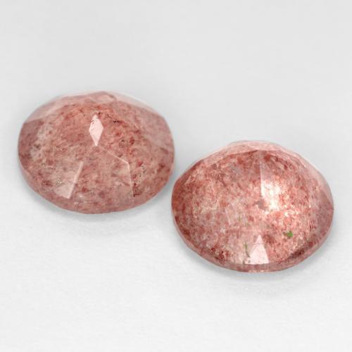Achetez naturel 4.84ct Rose moyen Quartz fraise gems, Coupe roude, En provenance Russie chez GemSelect. En stock, livraison internationale!