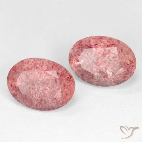 Shop natural 2.82ct Rose bubblegum Quartz fraise gems, ovale, from Russie at GemSelect. In stock, global shipping!