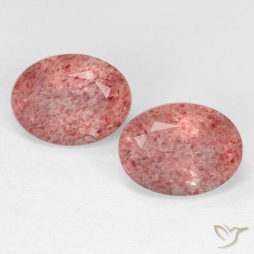 Shop natural 2.82ct Rose moyen Quartz Fraise gems, ovale, from Russie at GemSelect. In stock, global shipping!