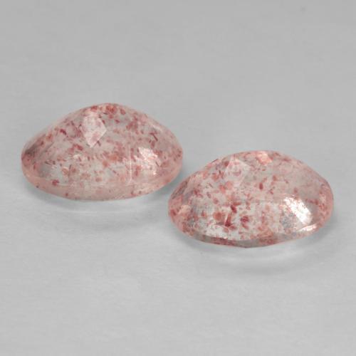Achetez naturel 2,47ct rose quartz fraise gems, coupe ovale, en provenance russie chez gemselect. en stock, livraison internationale!