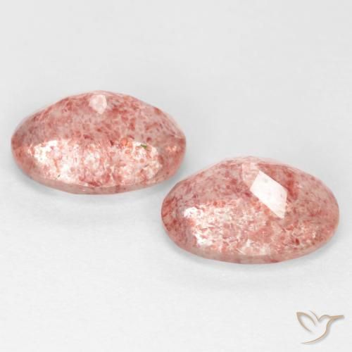 Shop natural 2.39ct Rose moyen Quartz Fraise gems, ovale, from Russie at GemSelect. In stock, global shipping!
