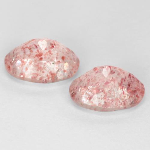 Achetez naturel 2.41ct Rose moyen Quartz fraise gems, Coupe ovale, En provenance Russie chez GemSelect. En stock, livraison internationale!