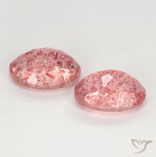 Shop natural 2.31ct Bois de rose Quartz Fraise gems, ovale, from Russie at GemSelect. In stock, global shipping!