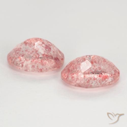 Shop natural 2.38ct Rose moyen-léger Quartz Fraise gems, ovale, from Russie at GemSelect. In stock, global shipping!