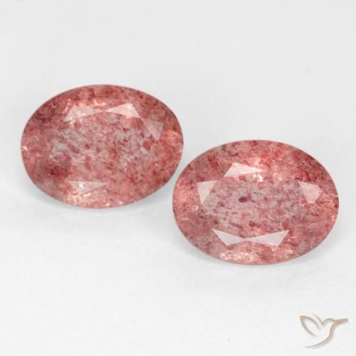 Shop natural 2.34ct Rose Quartz Fraise gems, ovale, from Russie at GemSelect. In stock, global shipping!