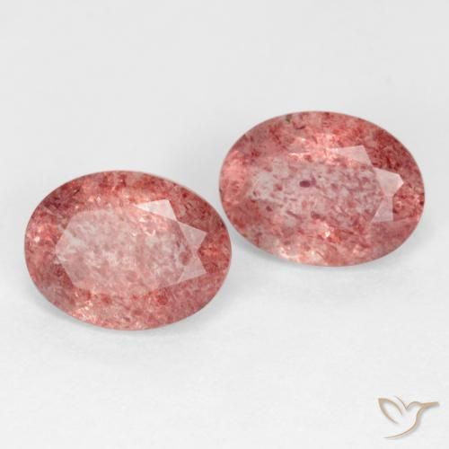 Shop natural 2.34ct Rose Quartz Fraise gems, ovale, from Russie at GemSelect. In stock, global shipping!