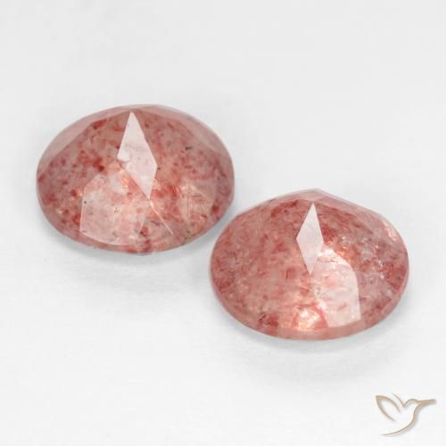 Shop natural 2.16ct Rose foncé Quartz fraise gems, Tour, from Russie at GemSelect. In stock, global shipping!