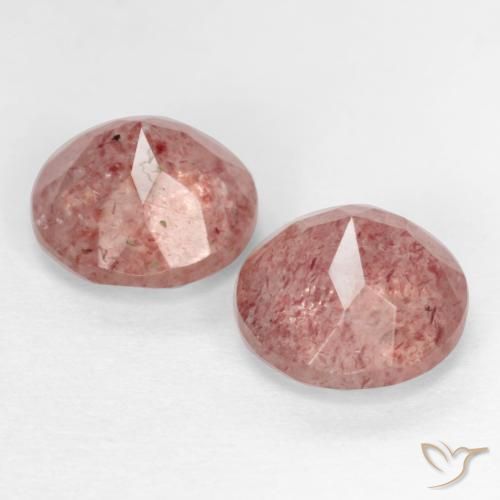 Shop natural 2.65ct Rose moyen-léger Quartz fraise gems, Tour, from Russie at GemSelect. In stock, global shipping!