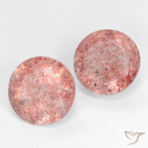 Shop natural 2.58ct Rose moyen Quartz fraise gems, Tour, from Russie at GemSelect. In stock, global shipping!