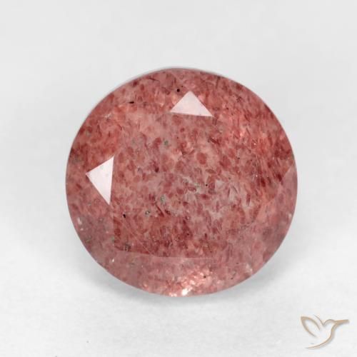 Quartz Fraise Rose framboise naturelle Tour, 1.48 ct, Translucide
