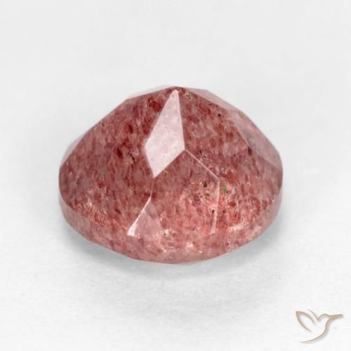Quartz Fraise Rose framboise naturelle Tour, 1.48 ct, Translucide