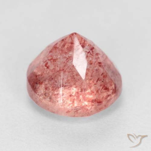Quartz Fraise Rose rougeâtre naturelle Tour, 1.50 ct, Translucide