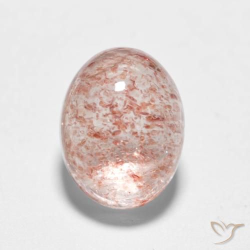 1.88ct Naturel Rose clair Quartz fraise, ovale, Translucide