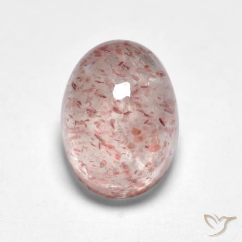 2.04ct Naturel Rose clair Quartz fraise, ovale, Translucide