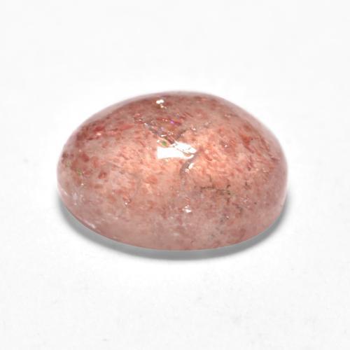 Quartz fraise Rose terreux naturelle Coupe ovale, 1.49 ct, Translucide
