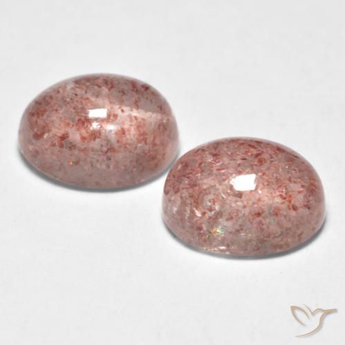 Shop natural 3.26ct Rose clair Quartz Fraise gems, ovale, from Russie at GemSelect. In stock, global shipping!