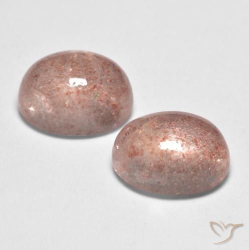 Shop natural 3.29ct Rose clair Quartz fraise gems, ovale, from Russie at GemSelect. In stock, global shipping!