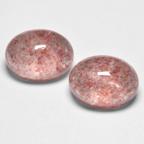 Achetez naturel 2,99ct rose quartz fraise gems, coupe ovale, en provenance russie chez gemselect. en stock, livraison internationale!