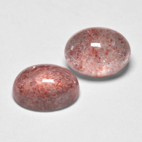 Achetez naturel 2,99ct rose quartz fraise gems, coupe ovale, en provenance russie chez gemselect. en stock, livraison internationale!