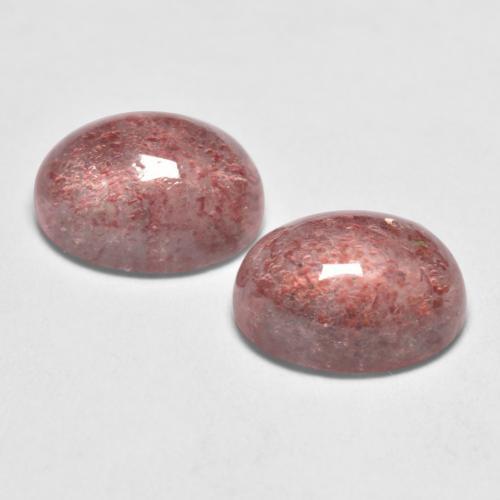 Achetez naturel 2,99ct rose quartz fraise gems, coupe ovale, en provenance russie chez gemselect. en stock, livraison internationale!
