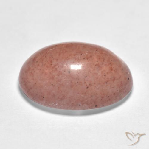 Quartz fraise Rouge coccinelle naturelle ovale, 7.32 ct, Translucide