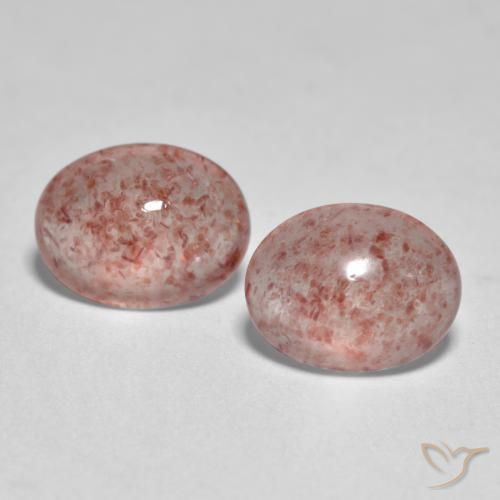 Shop natural 2.07ct Rose terreux Quartz Fraise gems, ovale, from Russie at GemSelect. In stock, global shipping!