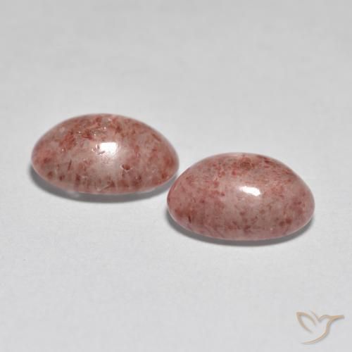 Shop natural 2.07ct Rose terreux Quartz Fraise gems, ovale, from Russie at GemSelect. In stock, global shipping!