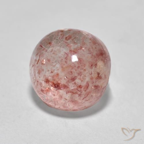 Quartz fraise Rose moyen-léger naturelle Tour, 1.90 ct, Translucide