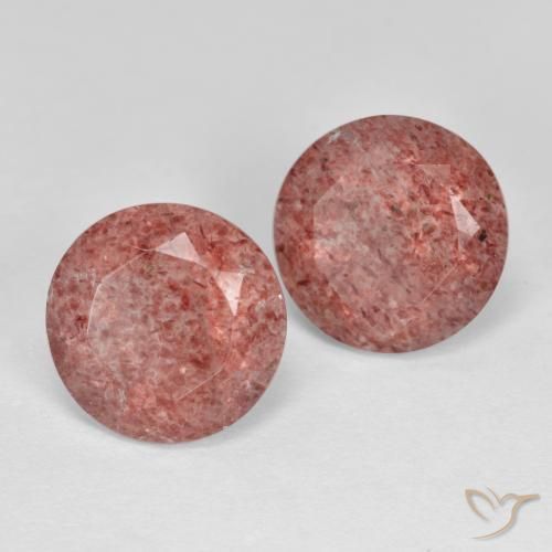 Shop natural 5.38ct Rose moyen Quartz Fraise gems, Tour, from Russie at GemSelect. In stock, global shipping!
