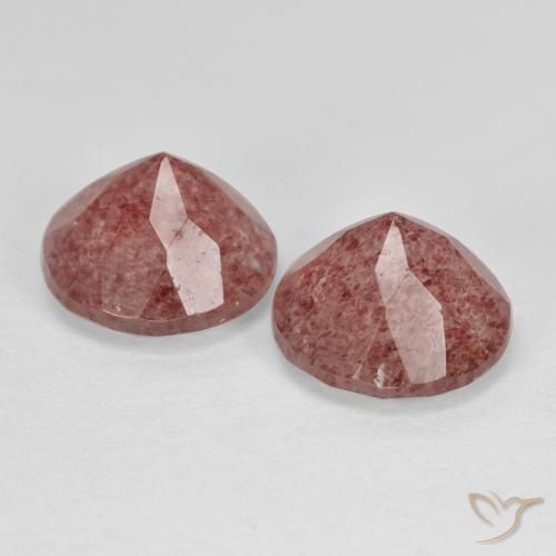 Shop natural 5.38ct Rose moyen Quartz Fraise gems, Tour, from Russie at GemSelect. In stock, global shipping!