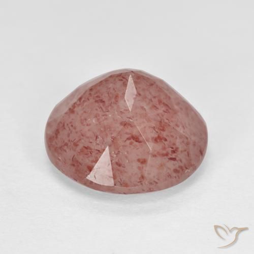 Quartz fraise Rose naturelle Tour, 4.40 ct, Translucide