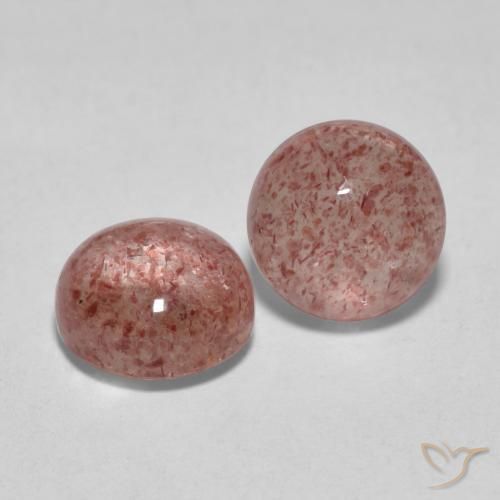 Shop natural 3.42ct Rose moyen Quartz Fraise gems, Tour, from Russie at GemSelect. In stock, global shipping!