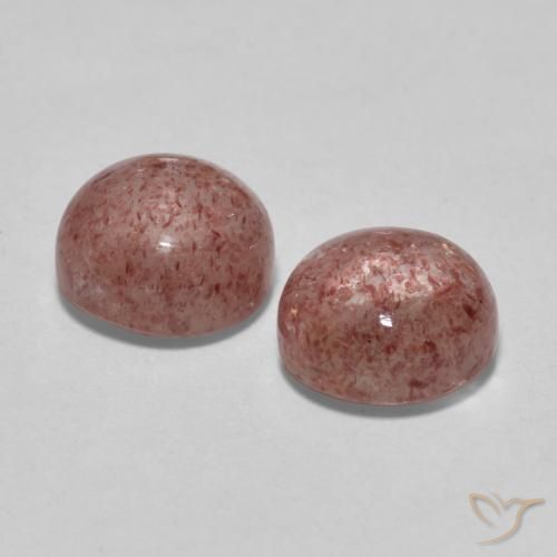 Shop natural 3.42ct Rose moyen Quartz Fraise gems, Tour, from Russie at GemSelect. In stock, global shipping!